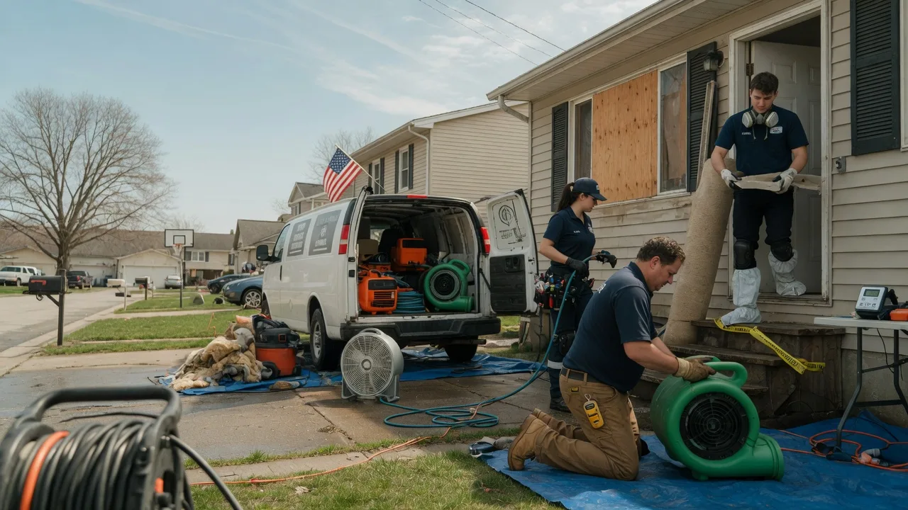 Water Damage Restoration in Fairbanks, IN near me